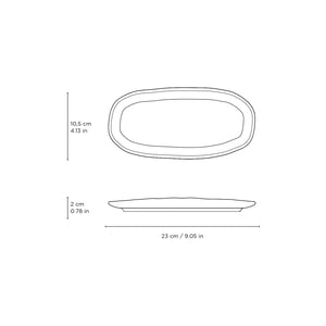 Shallow Small Oval Platter - Set of 4 - H+E Goods Company