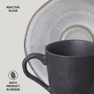 Coffee Cup & Saucer Set of 6 - H+E Goods Company