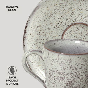 Coffee Cup & Saucer Set of 6 - H+E Goods Company