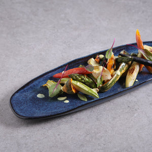 Shallow Organic Oval Platter Large Set of 4 - H+E Goods Company