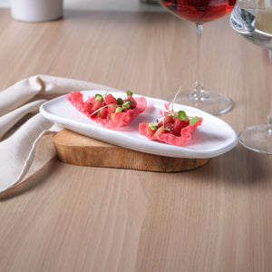 Shallow Small Oval Platter - Set of 4 - H+E Goods Company