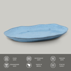 Shallow Oval Medium Platter - Set of 4 - H+E Goods Company
