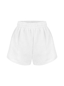 Echo Boy Shorts - White - H+E Goods Company