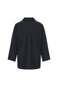 Echo Maxi Shirt - Navy - H+E Goods Company