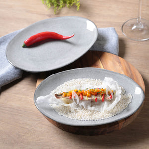 Oval Dessert Plate Set of 6 - H+E Goods Company