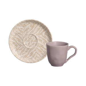 Coffee Cup & Saucer Set of 6 - H+E Goods Company