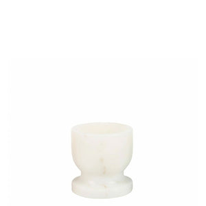 White Marble Egg Cup - H+E Goods Company