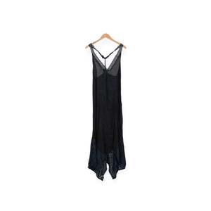 Elma Linen Dress - Navy - H+E Goods Company