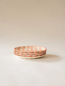 Enjoy Dessert Plate - Red - H+E Goods Company