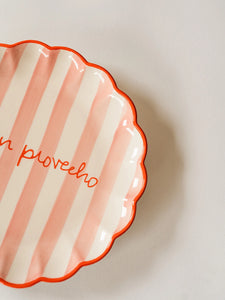 Enjoy Dessert Plate - Red - H+E Goods Company