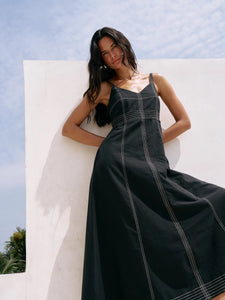 Eva Maxi Dress - Black - H+E Goods Company