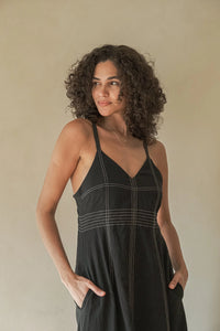 Eva Maxi Dress - Black - H+E Goods Company