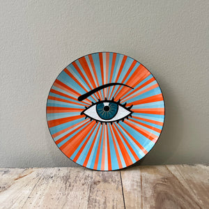 Oculus Evil Eye Decorative Plate - H+E Goods Company