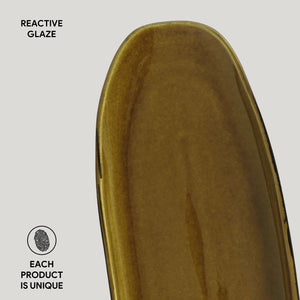 Shallow Organic Oval Platter Large Set of 4 - H+E Goods Company