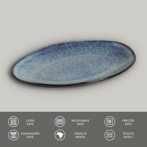 Oval Dessert Plate Set of 6 - H+E Goods Company