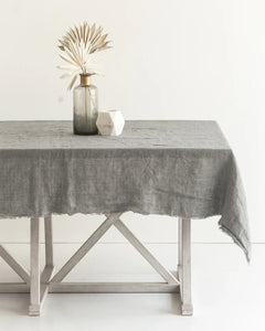 Stone Washed Linen Tablecloth - H+E Goods Company