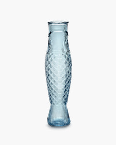 Fish & Fish Bottle Carafe - Blue - H+E Goods Company