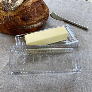 Glass Butter Dish - H+E Goods Company