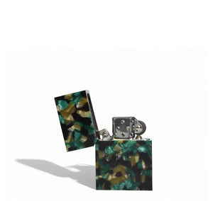 Green Confetti Zippo Style Lighter - H+E Goods Company