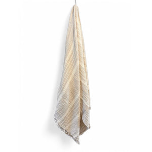 Joshua Cotton Gauze Towel - Cream - H+E Goods Company