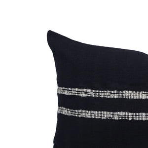 Manta Lumbar Pillow - Black - H+E Goods Company
