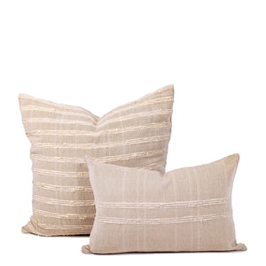 Manta Lumbar Pillow - Sand - H+E Goods Company