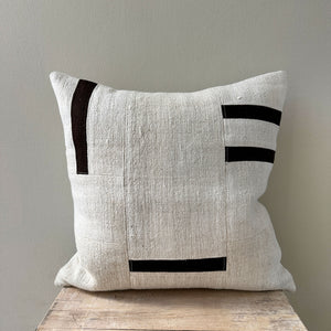 Mino Patchwork Hemp Pillow - H+E Goods Company