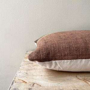 Nelda Handwoven Lumbar Pillow - H+E Goods Company