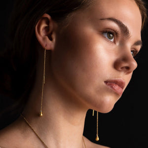Pod Droplet Threader Earring - H+E Goods Company