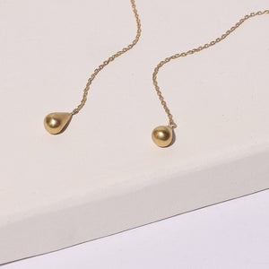 Pod Droplet Threader Earring - H+E Goods Company