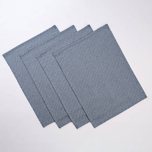 Rustic Placemats - Blue / Set Of 4 - H+E Goods Company