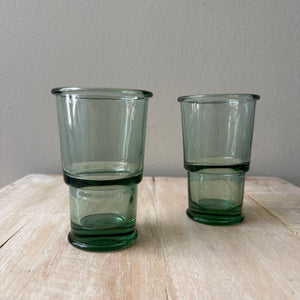 Ring Glass Set of 2 - Green - H+E Goods Company