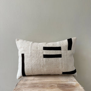 Rugan Patchwork Lumbar Pillow - H+E Goods Company