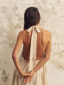 Sahara Sun Maxi Dress - Natural - H+E Goods Company