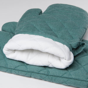 Stonewash Oven Mitt - Lagoon - H+E Goods Company