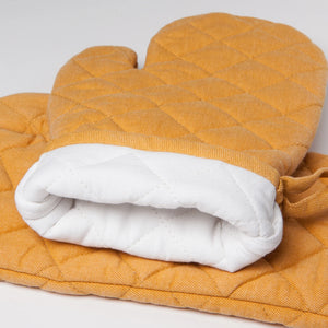 Stonewash Oven Mitt - Ochre - H+E Goods Company