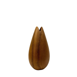 Teak Wood Vase - Medium - H+E Goods Company