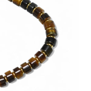 Tiger Eyes Beaded Bracelet - H+E Goods Company