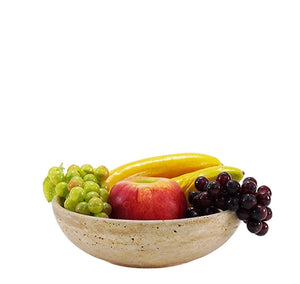 Travertine Fruit Bowl - H+E Goods Company