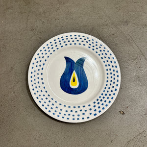 Tulip Evil Eye Decorative Plate - H+E Goods Company