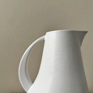 Utica Stoneware Pitcher - White - H+E Goods Company