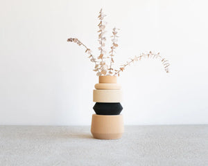 Alvery Modular Vase - Cream - H+E Goods Company
