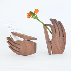 Walnut Hand Clip - H+E Goods Company