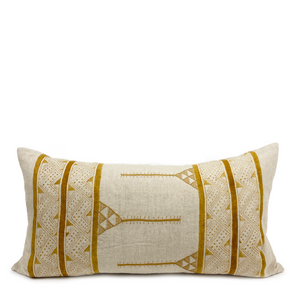 Mancala Ocher Lumbar Pillow - H+E Goods Company