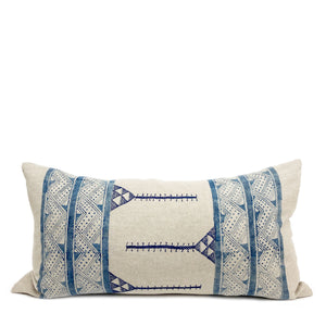 Mancala Indigo Lumbar Pillow - H+E Goods Company