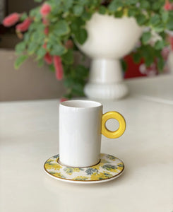 Coffee Mug with Saucer - H+E Goods Company