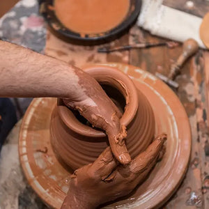 Sarita Natural Handmade Terracotta Amphora - Large - H+E Goods Company