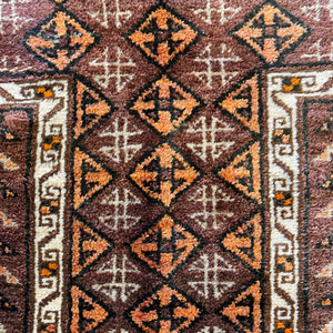 Close-up view of Akcha Vintage Rug - H+E Goods Company