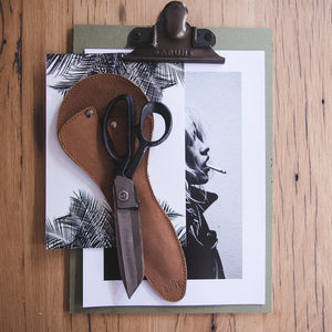 All Purpose Scissors with Leather Sleeve - H+E Goods Company
