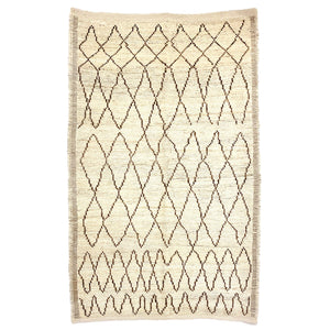 Front view of Anfa Vintage Moroccan Rug - H + E Goods Company